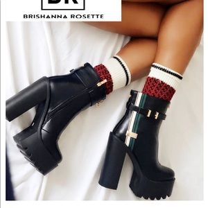 Chucky heel boots